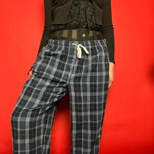 Full length plaid tartan pyjama pants 💙🤍​​​​​